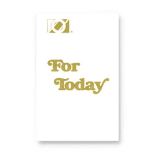 For Today - להיום בשפה האנגלית